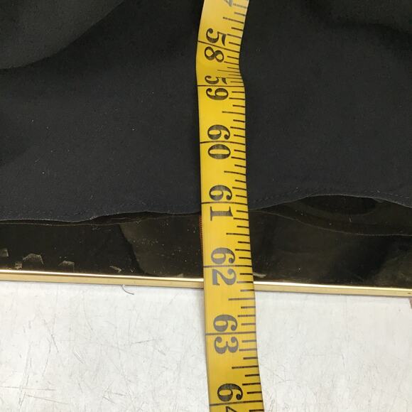 LULU'S SZ M Romantically Speaking Black Cowl Lace-Up Maxi Party Dress NEW b171 - Picture 4 of 9